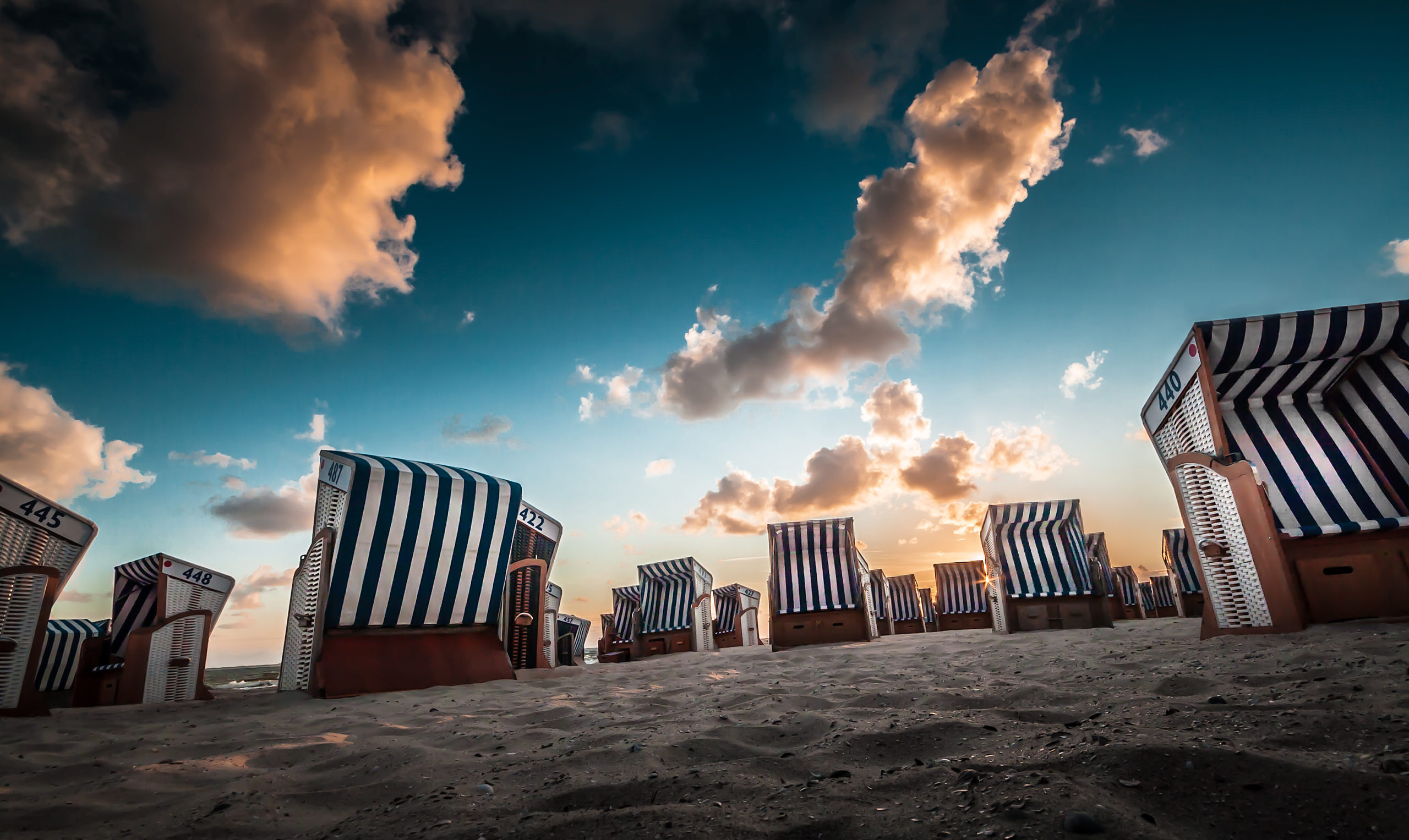 Strandkörbe auf Norderney (S. Wickenkamp)
